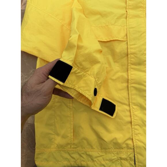 Vintage Nike Climafit Tech Jacket Men's XL Yellow Packable Hooded 90s - Picture 4 of 13